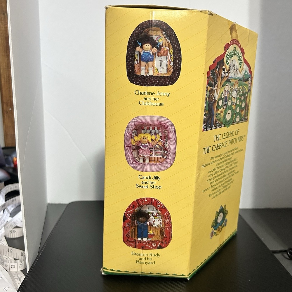 Vintage Coleco Cabbage Patch Kids PIN-UPS Charlene Jenny and Her Clubhouse New - Picture 9 of 12